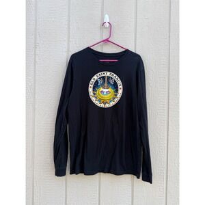 McMenamins Large Long Sleeve Shirt Bend Oregon Cotton Old Saint Francis Ales